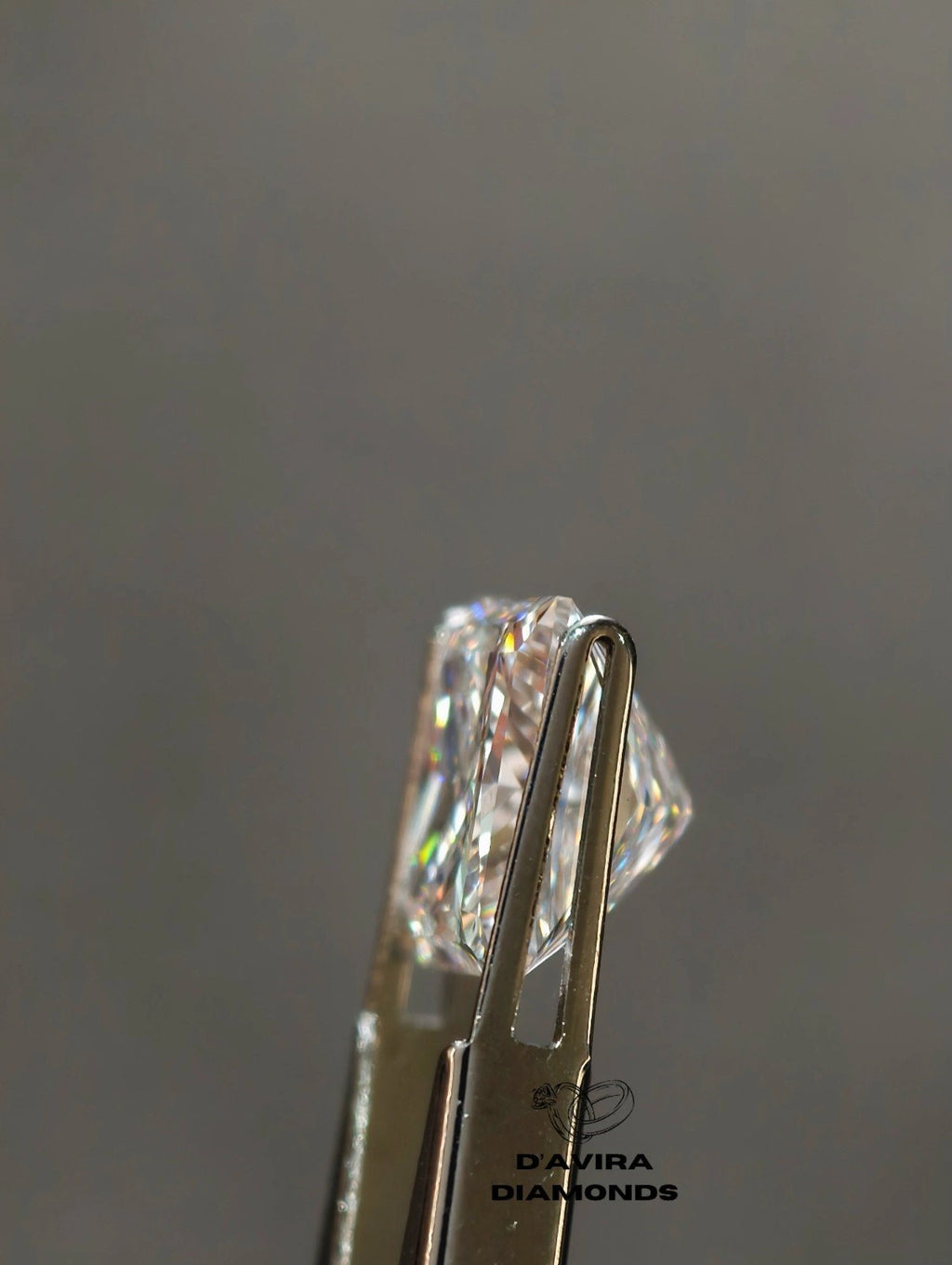 E VS1 Princess Cut Lab Grown Diamond For Men's Ring