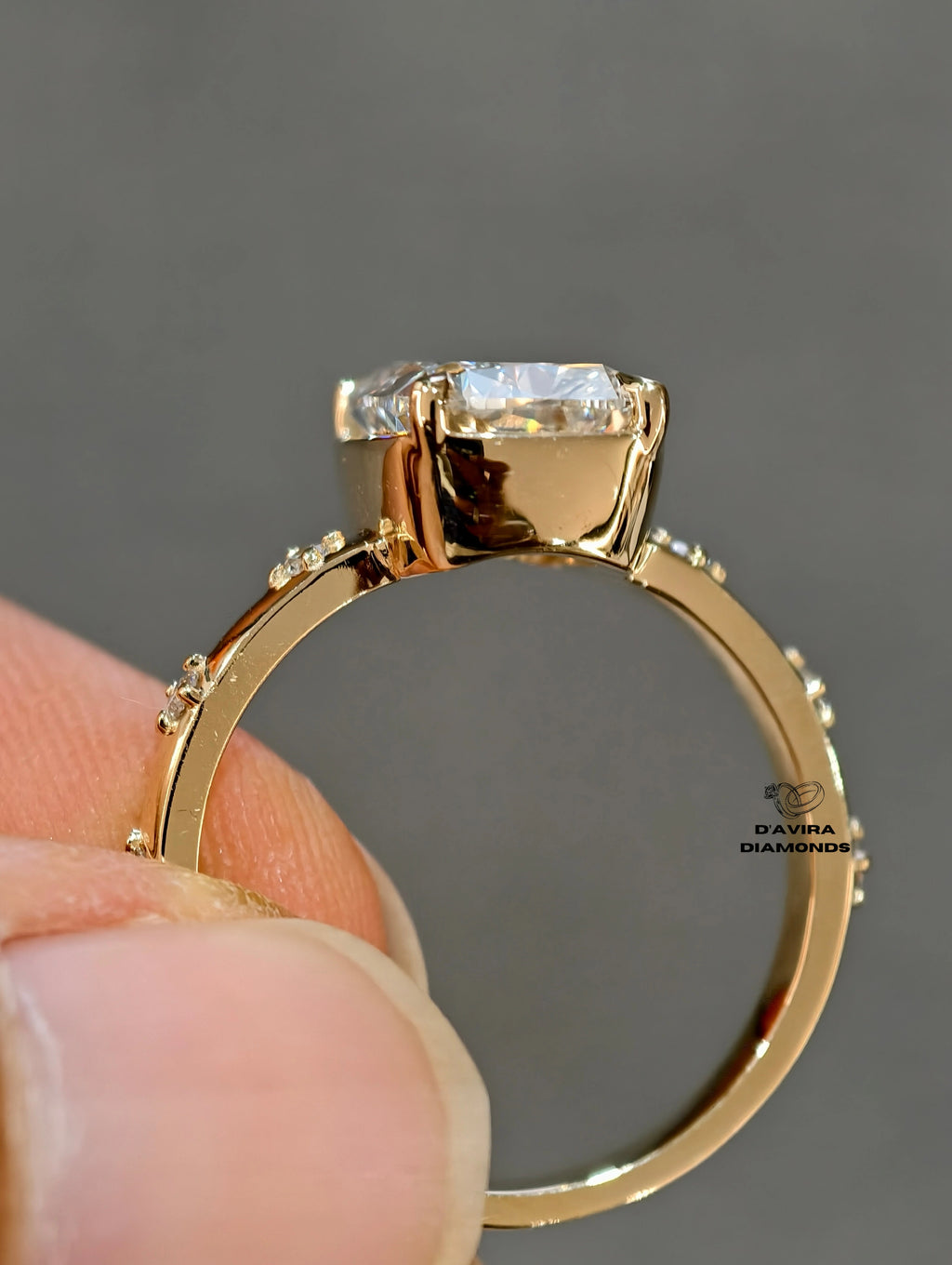 yellow gold diamond ring 
