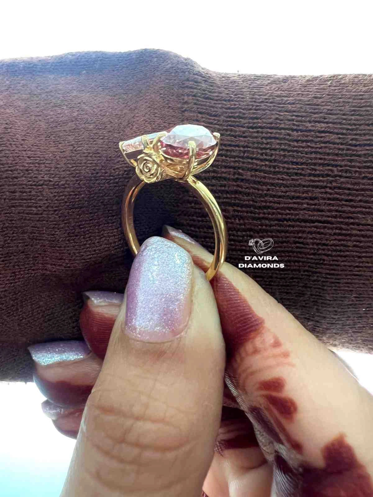 Toi Et Moi Oval And Emerald Cut Split Shank Ring
