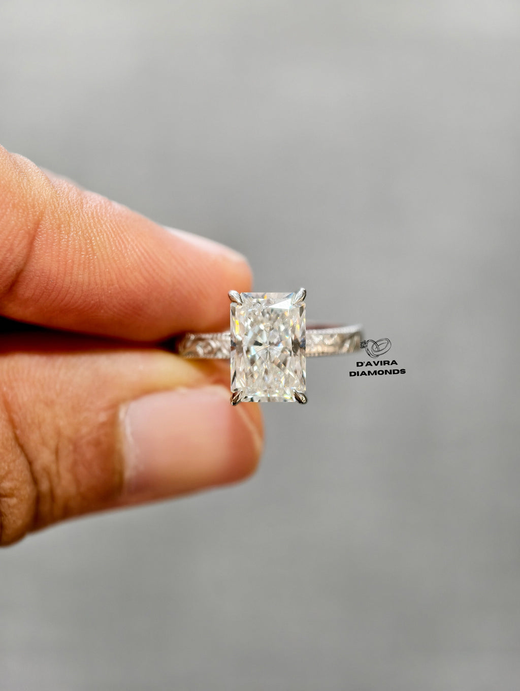 radiant prong set ring 