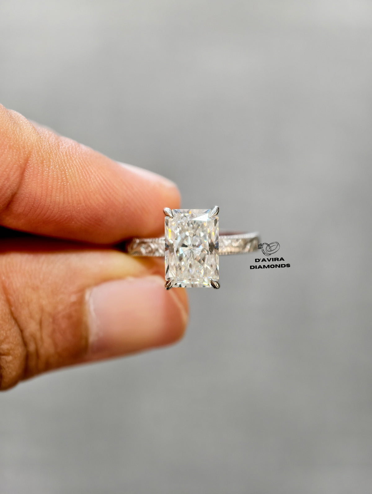 radiant prong set ring 