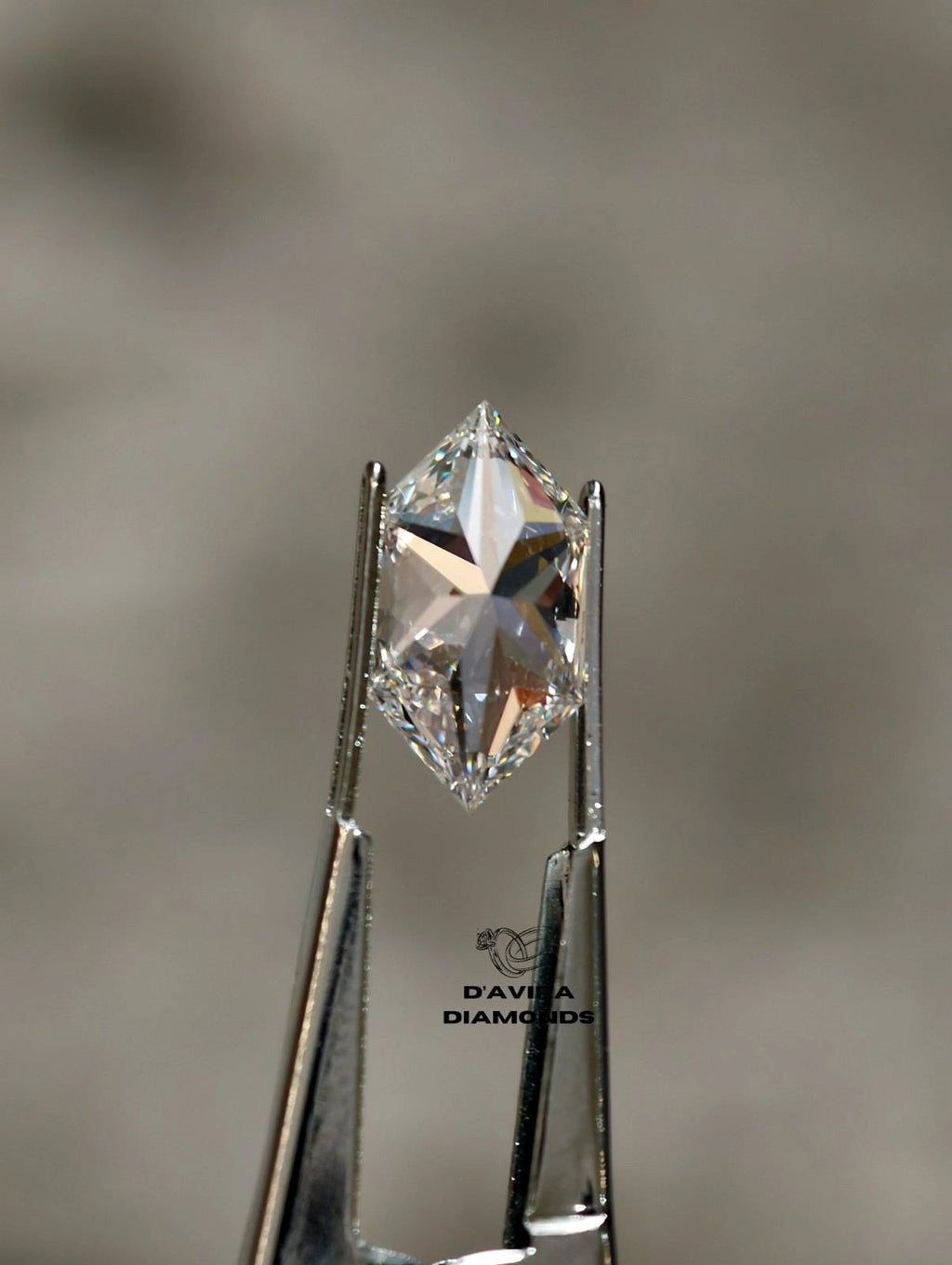 Hexagon Cut Lab Grown Loose Diamond