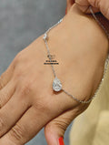 Pear Cut Lab Diamond Solitaire Pendant