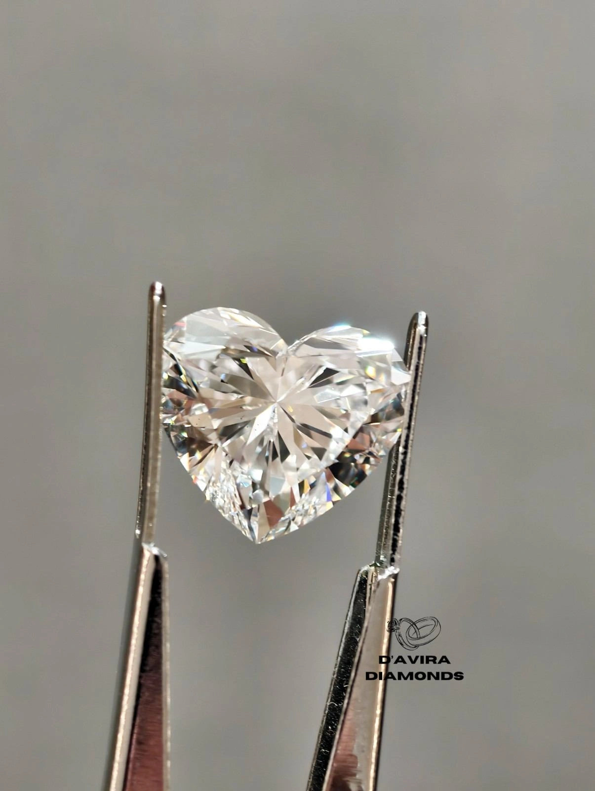 Certified Heart Shape Lab Grown Loose Diamond