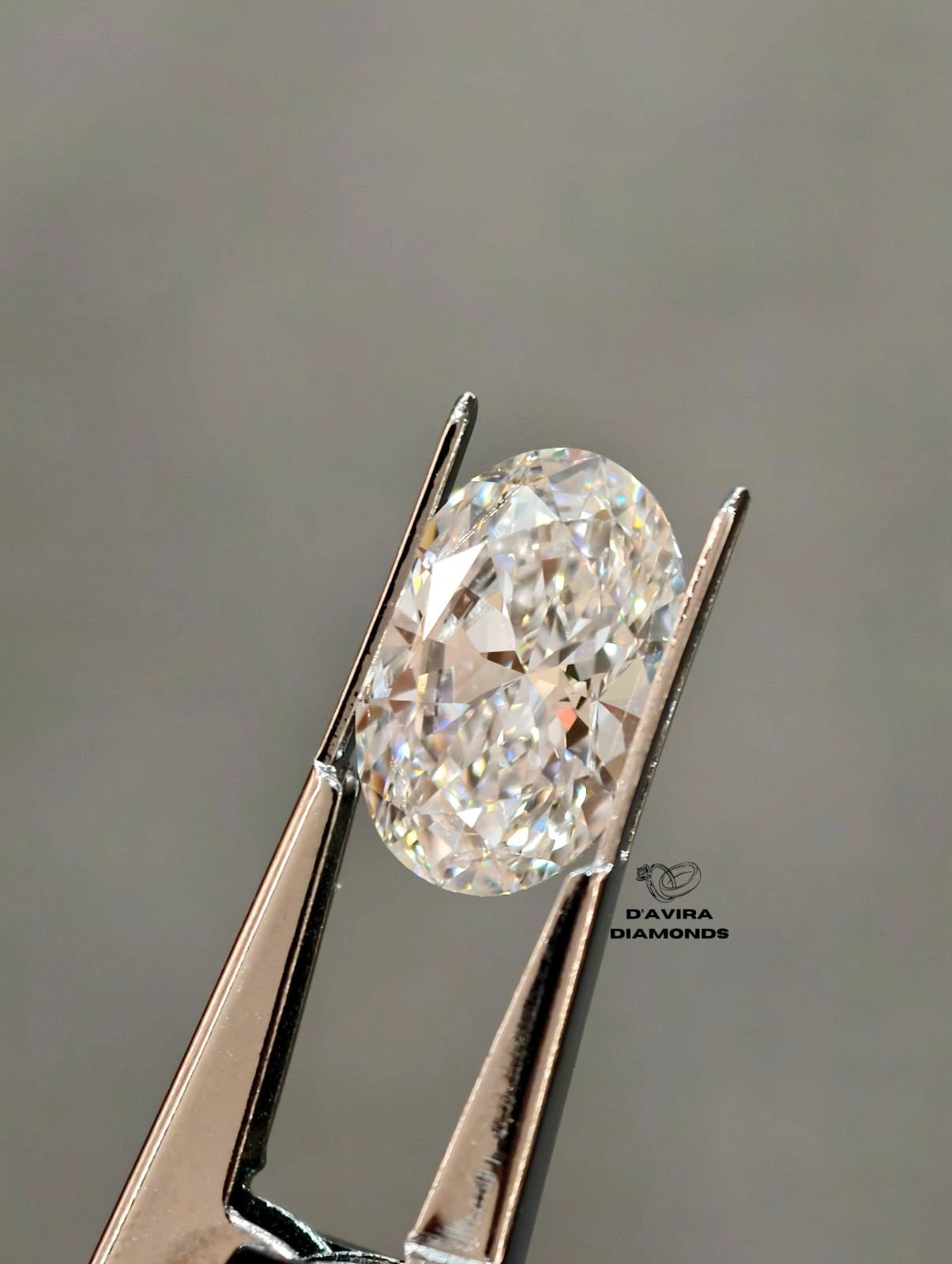 IGI Certified 5 CT Oval Cut Lab Grown Diamond For Jewelry