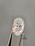 IGI Certified 5 CT Oval Cut Lab Grown Diamond For Jewelry