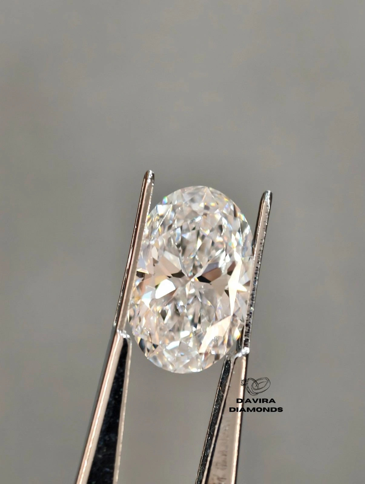 IGI Certified 5 CT Oval Cut Lab Grown Diamond For Jewelry