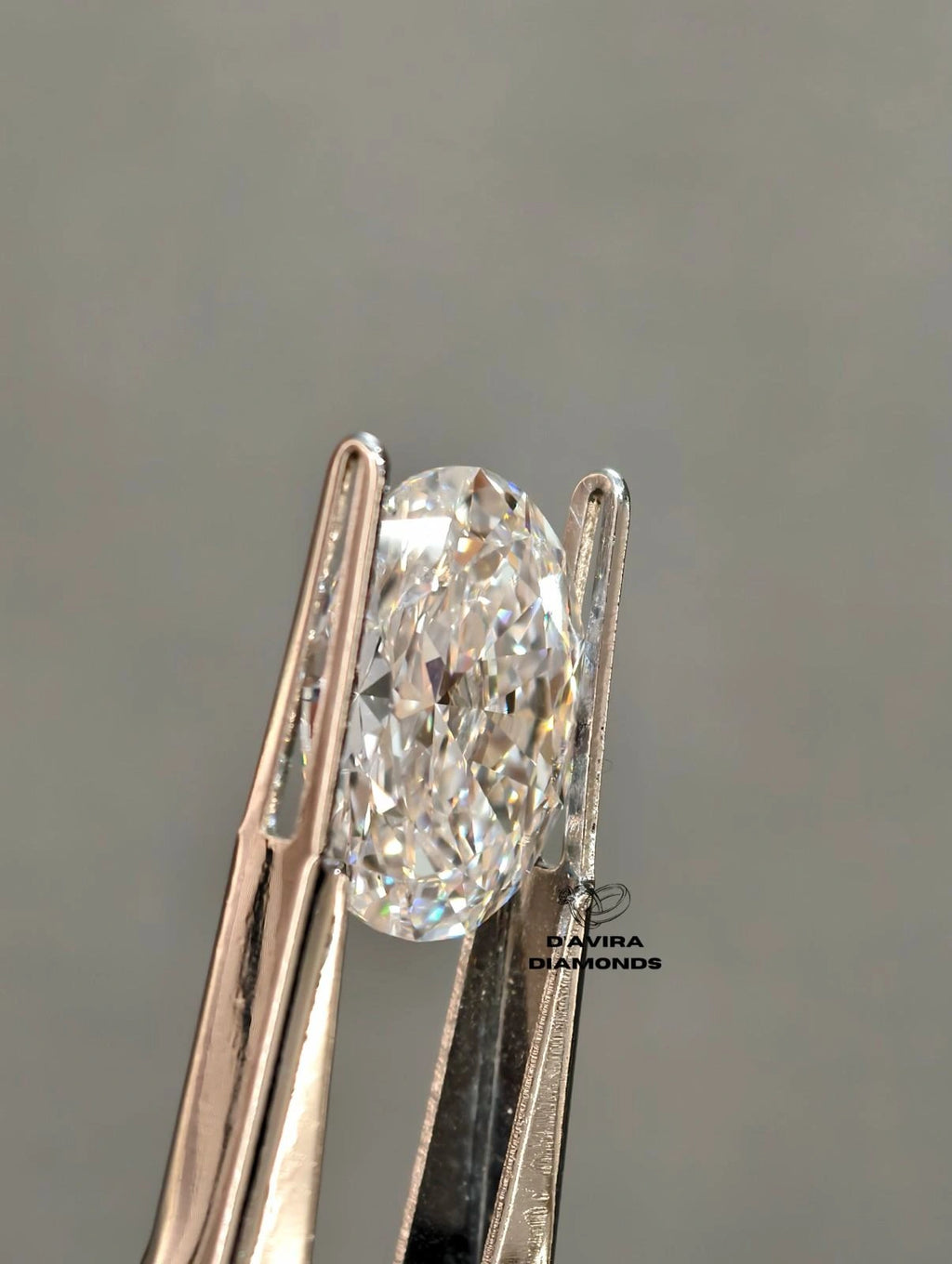 IGI Certified 5 CT Oval Cut Lab Grown Diamond For Jewelry