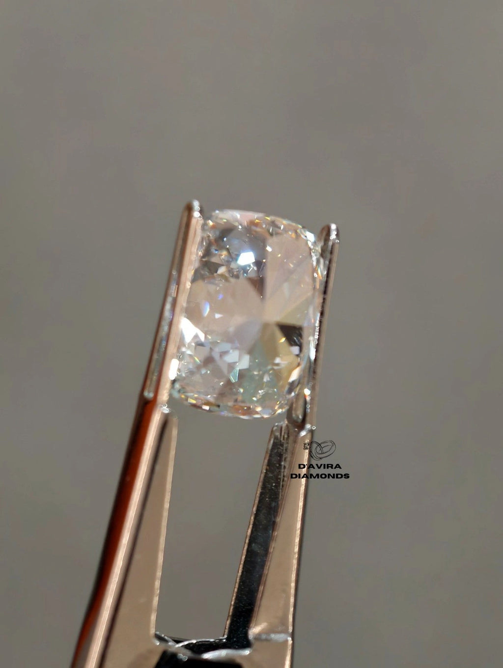 Elongated Cushion Cut Lab Diamond For Engagement Ring