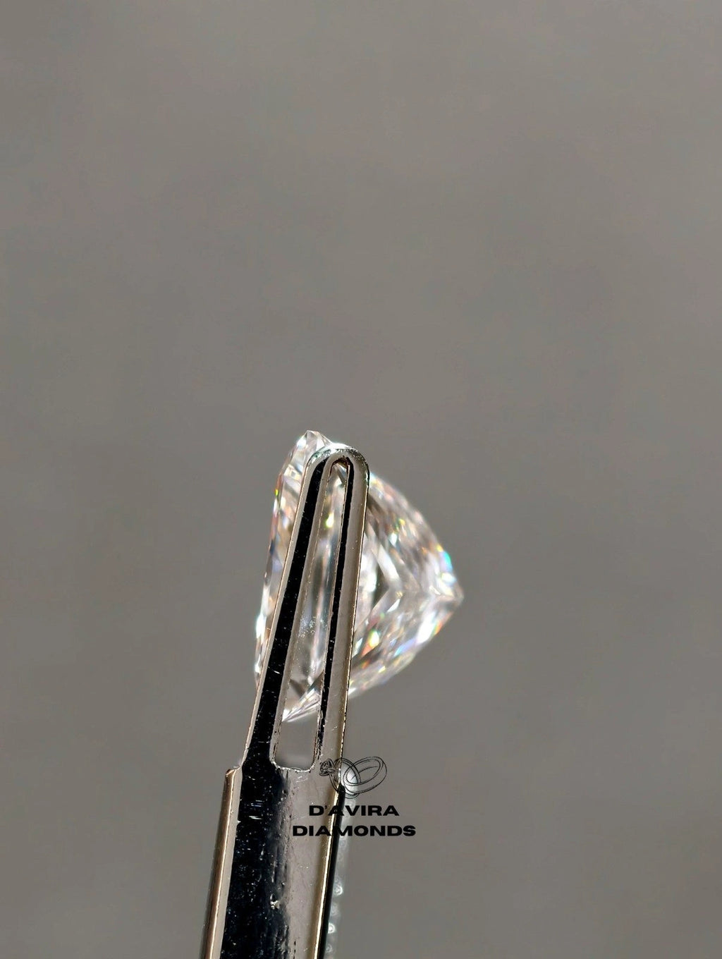 E VS1 Princess Cut Lab Grown Diamond For Men's Ring