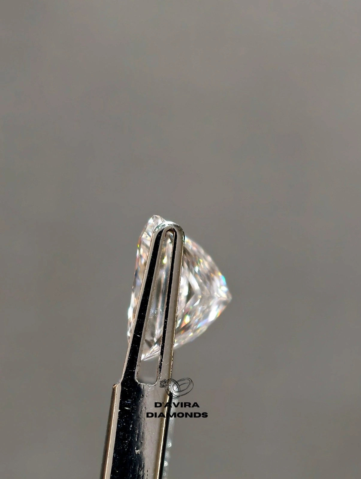 E VS1 Princess Cut Lab Grown Diamond For Men's Ring