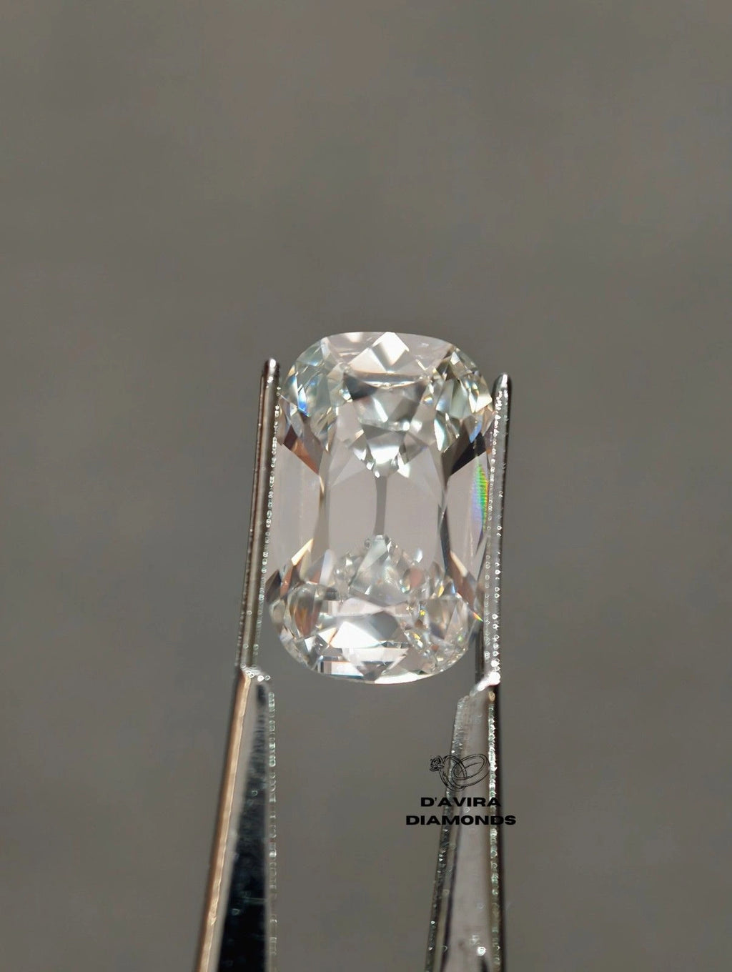 5 CT Old Mine Cushion Cut IGI Certified CVD Diamond