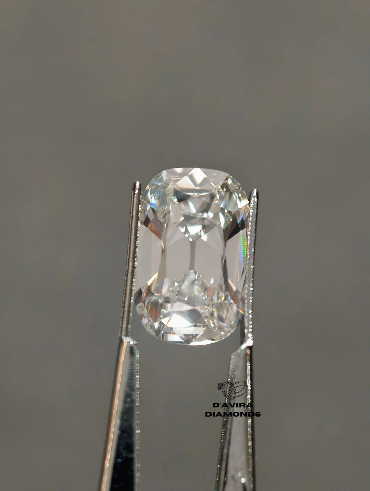 5 CT Old Mine Cushion Cut IGI Certified CVD Diamond
