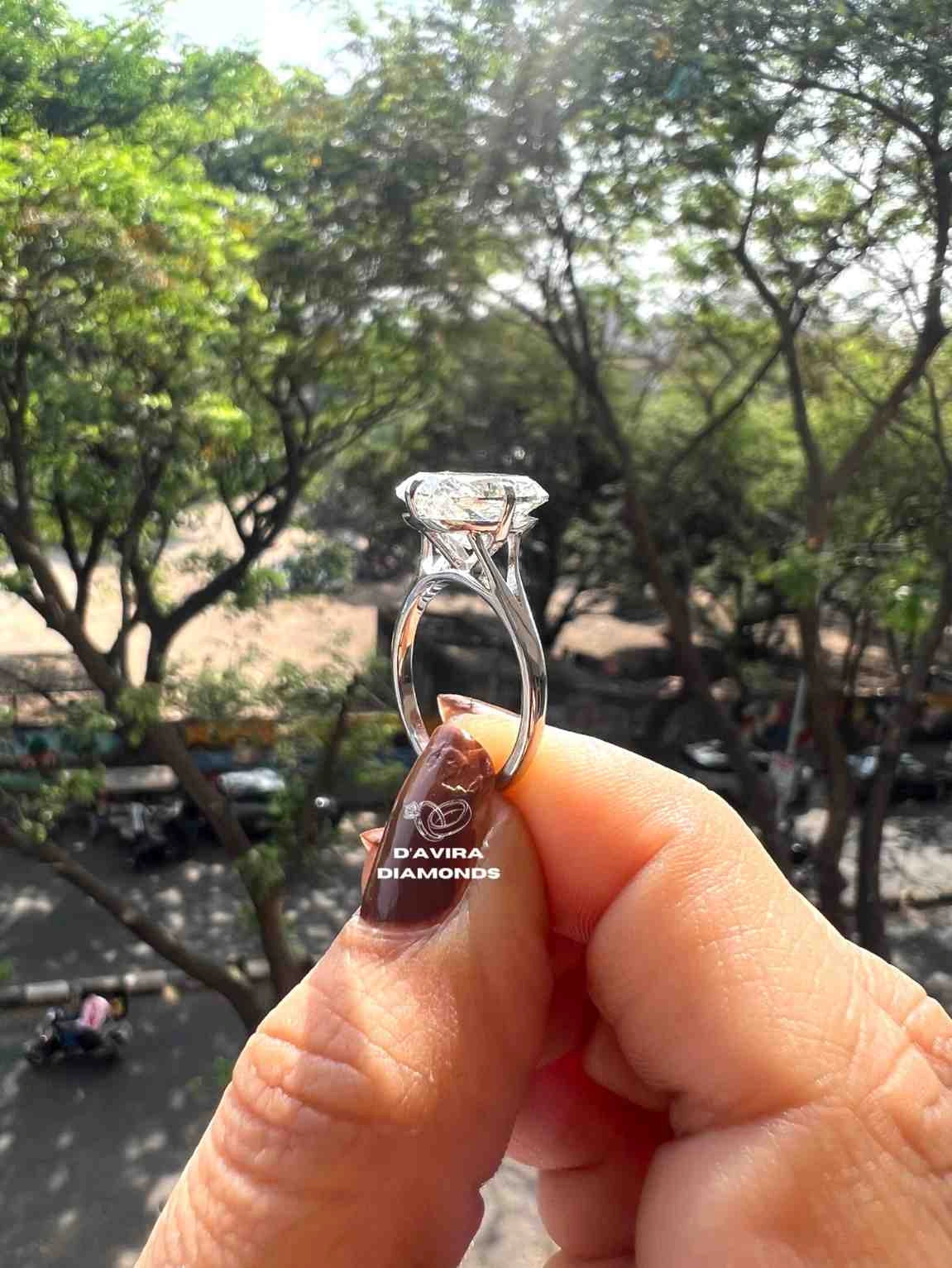 lab grown cushion cut diamond engagement rings Jewelry Gift for Women