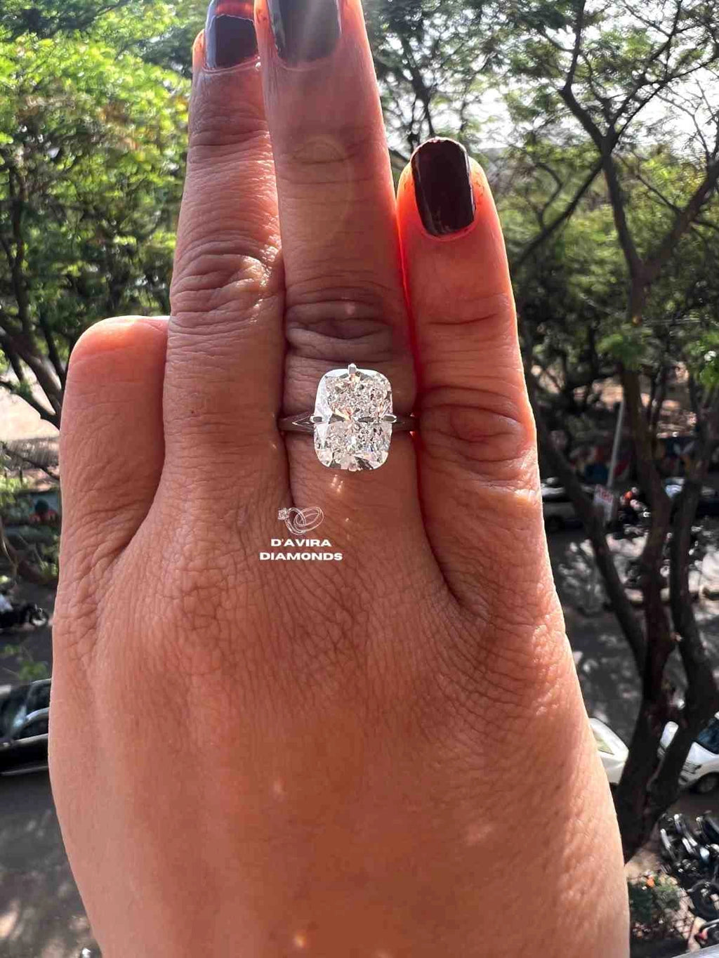 lab grown cushion cut diamond engagement rings Jewelry Gift for Women