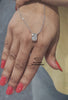 video of single cushion cut solitaire necklace