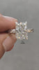 video of radiant cut with filigree band diamond ring 