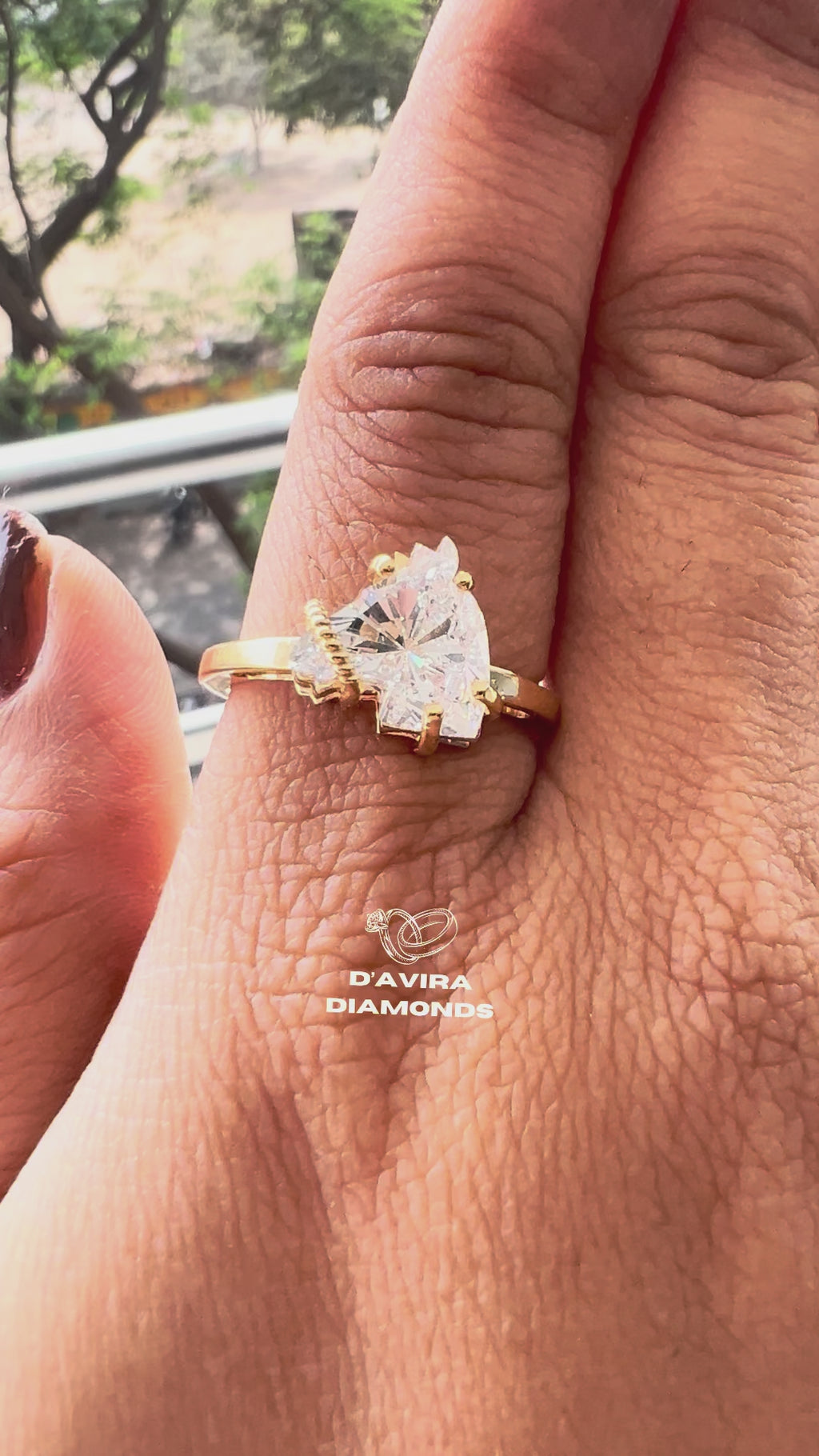 Trillion Cut Lab Created Diamond Rings Anniversary Best Jewelry for Gifts