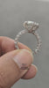 video of solitaire round cut lab grown diamond ring