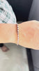 video of Emerald cut lab diamond tennis bracelet