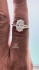 video of Oval Cut Bypass Shank Lab Grown Accent Ring
