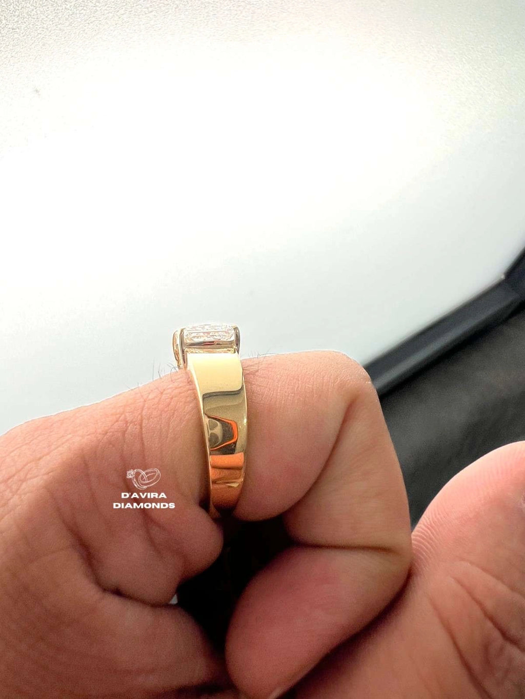 Princess Cut Diamond Engagement Ring For Men